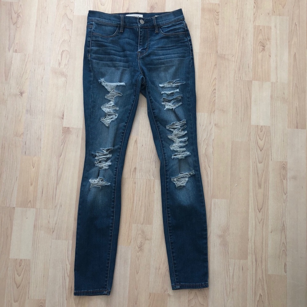 PACSUN dark wash ripped jeans!